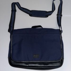 Ben Sherman satchel blue, leather